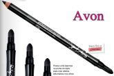 Lapis Delineador Avon Para Esfumar Olhos Cor Preta Intenso